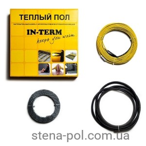 Нагревательный кабель In-term 8 м / 0,8 -1,1 м² / 170 Вт